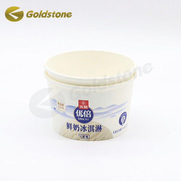 ISO9001 Παγωτό Κεφάλαιο Κύπελλα 3,5 ίντσες 12oz Παγωτό Κύπελλα ODM 0